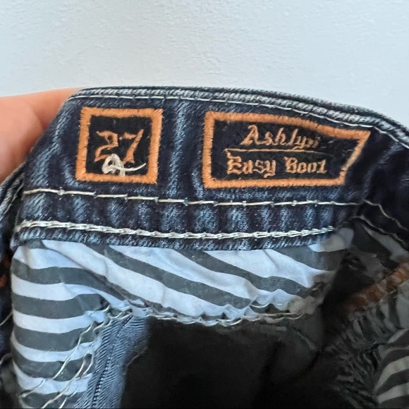 Rock Revival- Ashlyn Easy Boot Cut Jeans Size 27 - Picture 7 of 8
